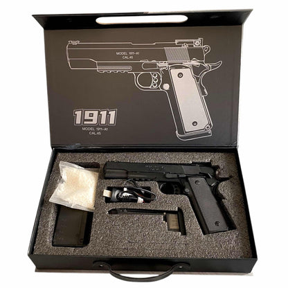 Full Metal Pistol Gel Blaster Toy Gun 1911 FPS 180-210