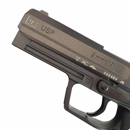 HK USP Black Compact Standard Sights Semi Automatic Gel Blaster